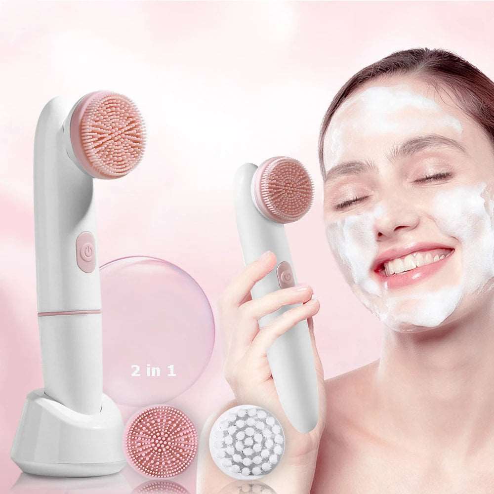 2-in-1 Facial Cleansing Brush