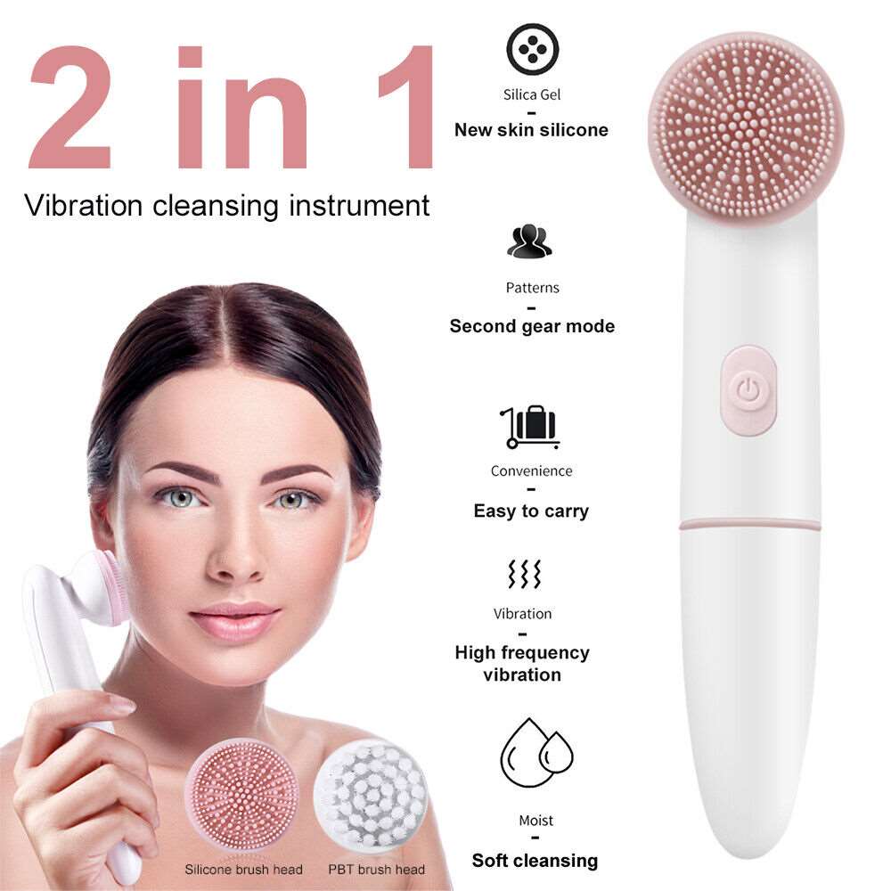 2-in-1 Facial Cleansing Brush