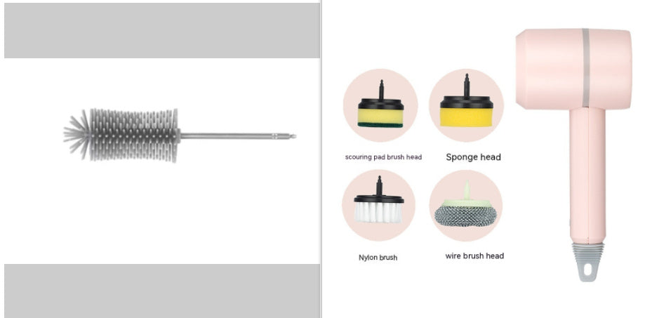 Automatic Wireless USB Rechargeable cleaning brush