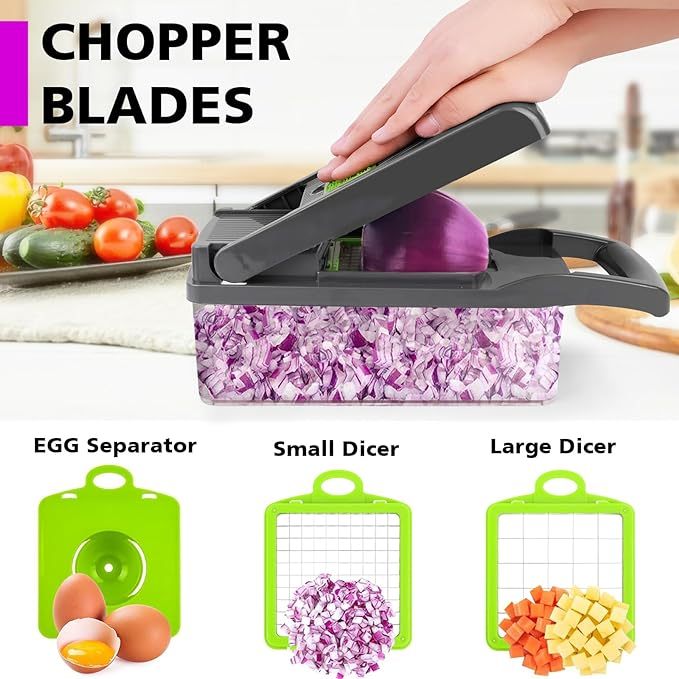 12 In 1 Manual Vegetable Chopper